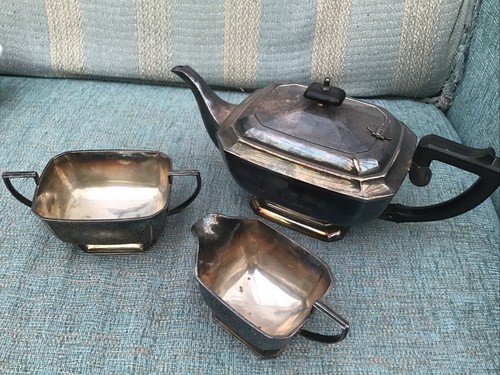 Antique art deco - deco, plated
