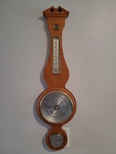 Vintage Wood Brass Banjo Wall