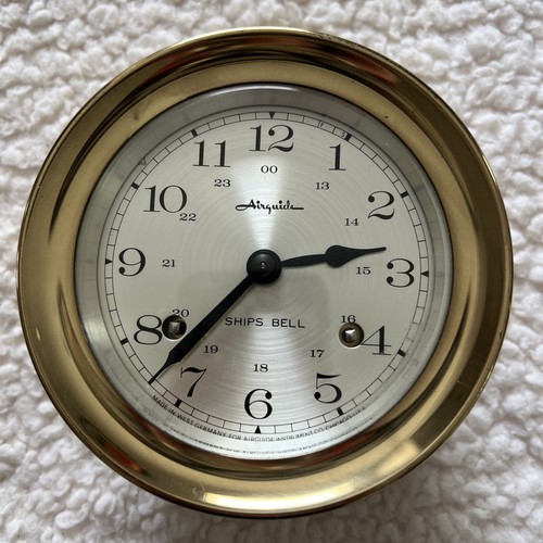 Vintage brass airguide ships - airguide,