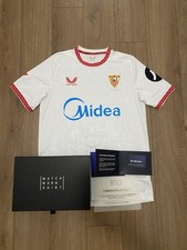 Castore Sevilla FC 2024/2025 Match Issue Home Shirt vs Rayo Vallecano, Ortiz - 8