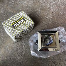 Click Lighting CA118 Cast 102mm Square Wallwash down light 12v 50mm - Chrome