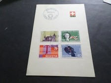 Switzerland Helvetia, 1958