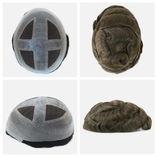 Mens toupee human hair system - human,