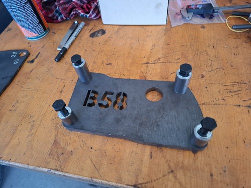Bmw b58 engine stand - engine, adapter