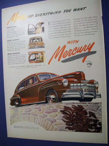 1946 mercury large mag car - large-mag, ad