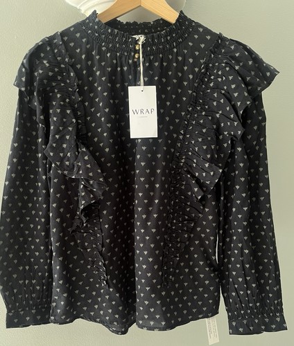 Wrap london peasant ruffle - wrap,