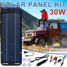 12V 30W Portable Solar Panel