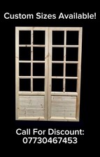 8 Pane Summerhouse Doors /