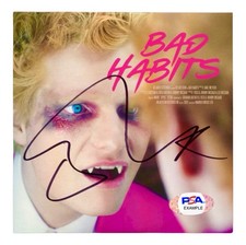Ed Sheeran PSA/DNA Bad Habits Autographed CD Authenticated