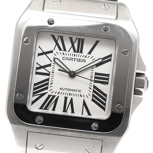 Cartier santos 100lm w200737g - santos,