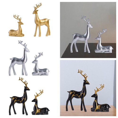 Reindeer figurine deer - reindeer, statue