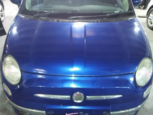 Bonnet blue fiat - fiat, 500