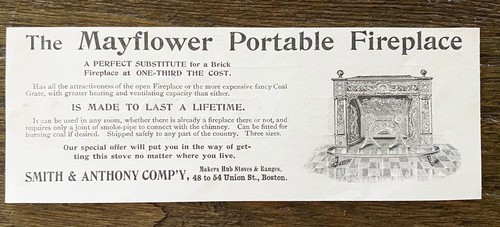 Mayflower portable fireplace - portable,