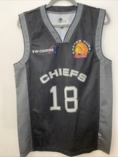 Samurai Mens Exeter Rugby Chiefs Black Grey Training Vest Size S