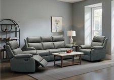 DARK GREY Italian Leather 3