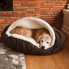 Deluxe Dog Bed Cave,Cuddly