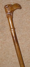 Antique Treen Walking Stick /