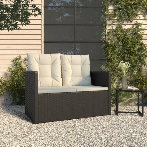 Patio bench with cushions - patio,