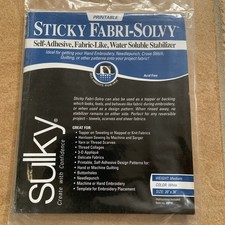 457-01 - Sticky Fabri-Solvy 20in x 1yd - Sulky