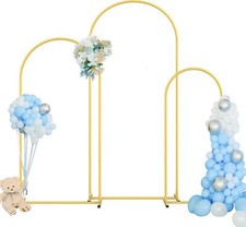 2/3X Wedding Arch Door Backdrop Stand Flower Display Frame Backdrop Metal Rack