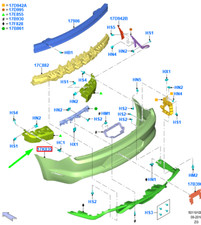 FORD MUSTANG MK6 Rear Bumper