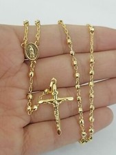 REAL 14KT Yellow Gold Rosary