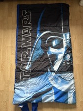 Kids Star Wars Darth Vader Single Sleeping Bag Sleepover Camping Trip Holiday