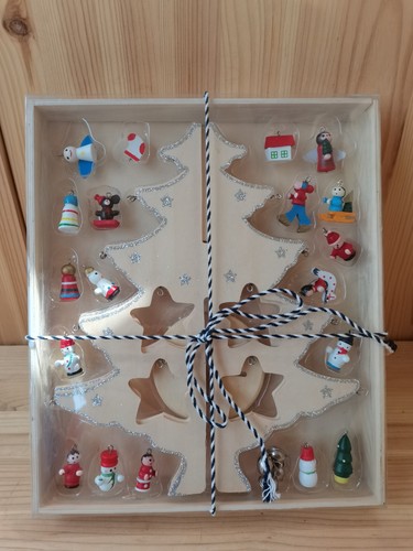 Wooden christmas tree decor - christmas,