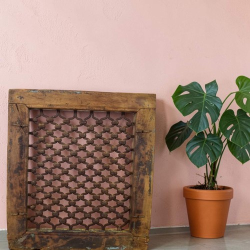 Vintage wooden iron metal - wooden,