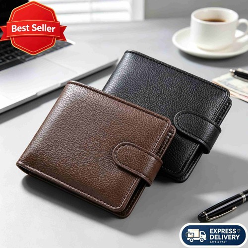 Mens genuine leather - wallet, |