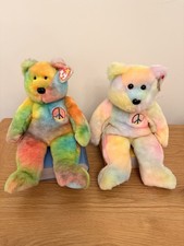 Ty Beanie Buddies Neon and
