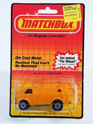 Matchbox 4x4 chevy - chevy, van