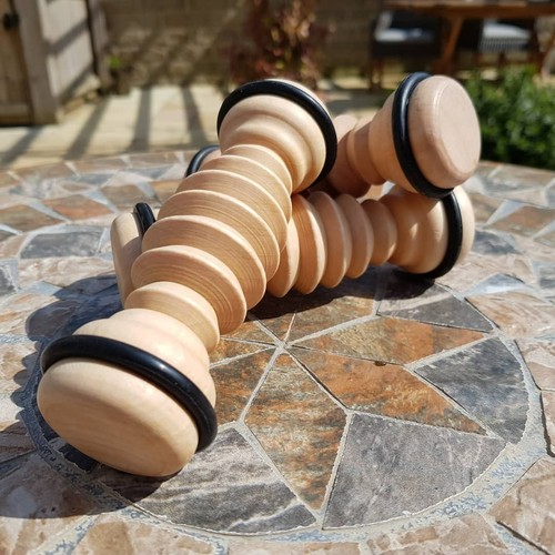 Wooden foot roller - wooden,