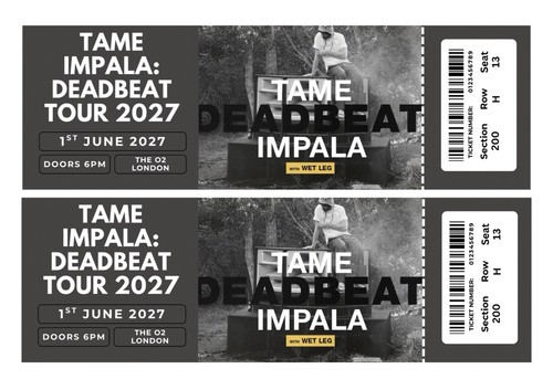 Tame impala deadbeat - impala, tour