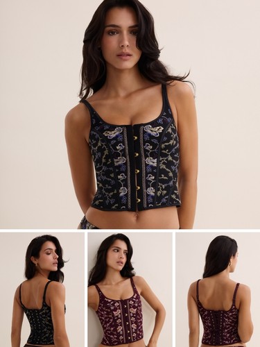 Aubade midnight opera corset - opera,