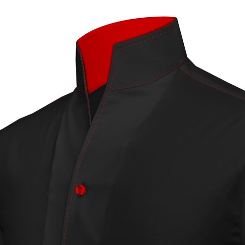 Men high open collar tall - high,