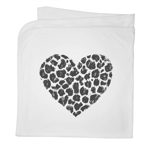 Leopard print heart - print, baby