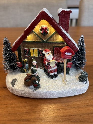 Small christmas light santa - light,