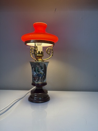 Porcelain table lamp - , with