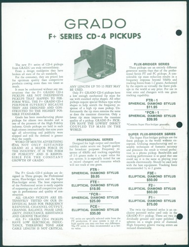 1974 grado series cd - grado, cd-4