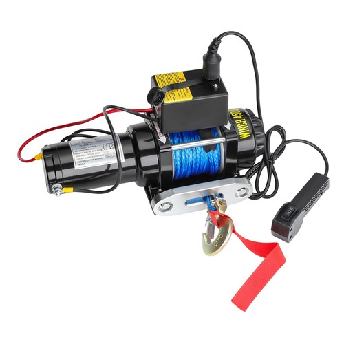 Electric winch 12v synthetic - electric,