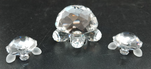Swarovski crystal mini turtle - swarovski,