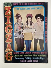 ZIG ZAG NO.93 MAGAZINE April 1979 - Slits the clash punk new wave