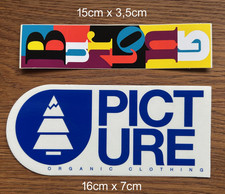 2 Decal Stickers Burton