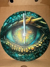 Dragon eye metal wall Clock