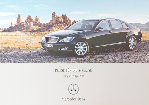 Mercedes benz class 06 - s-class, s