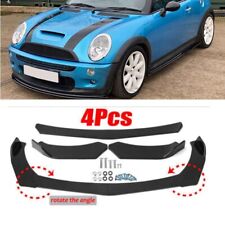 For Mini Cooper S R53 R55 R56 F56 Front Bumper Lip Body Kit Splitter Spoiler MU