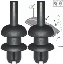 2x Parcel Shelf Hanger Clips