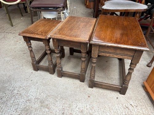 Vintage nest tables brown - nest,