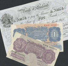 BANK OF ENGLAND £5 note 1941